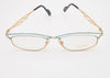 Vintage 80's Genesis Project by Alpina Gold and Turquoise Architectural Frames